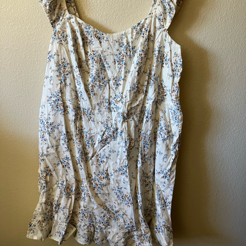 Old Navy Fit & Flare Puff-Sleeve Mini Dress, 3X